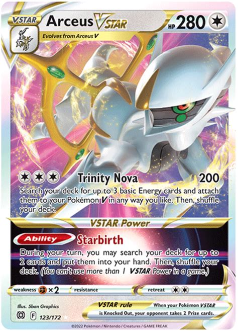 arceus pokemon card cost.